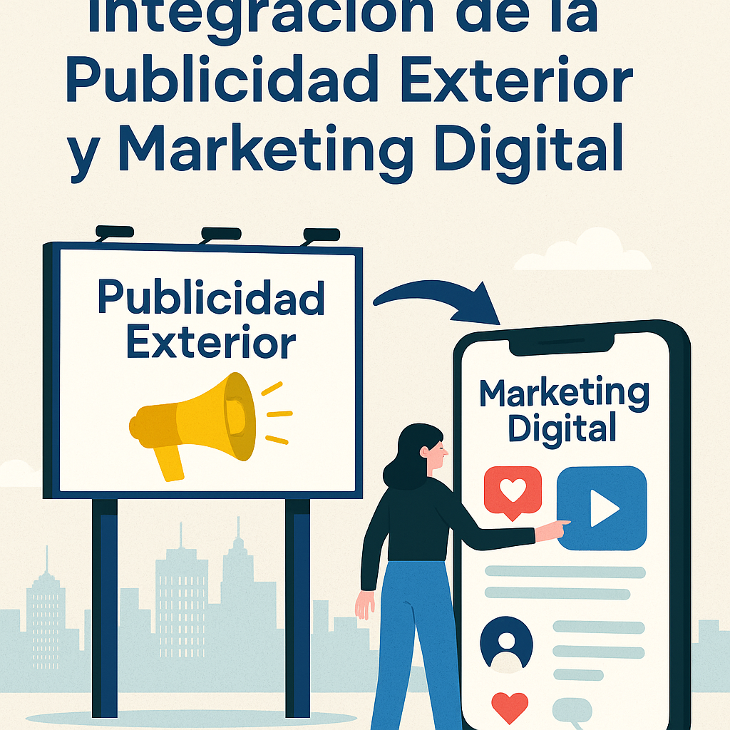 Integración de publicidad exterior y marketing digital